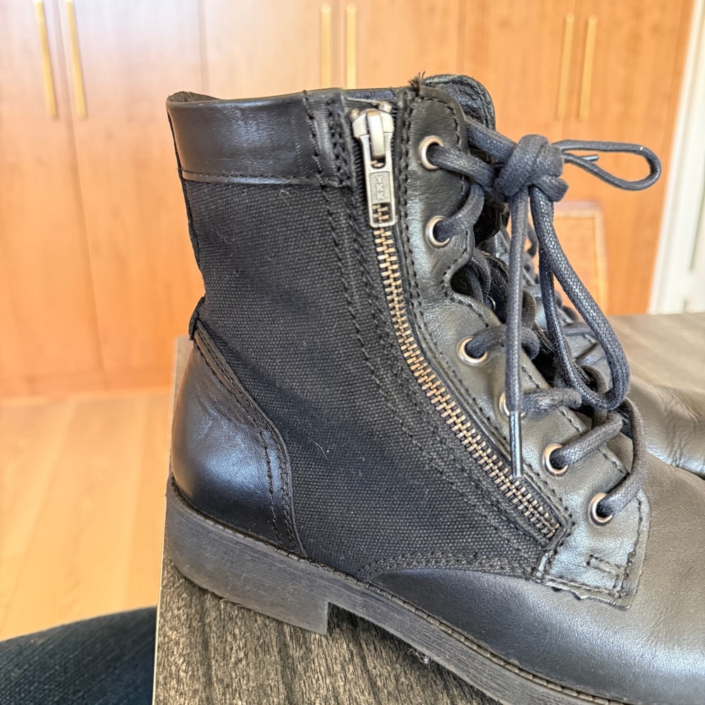 The Rail Black Leather Men's Boots size EU 41 or US 9 - Picture 7 of 8
